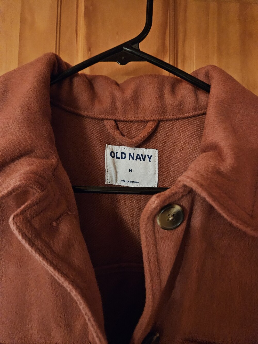 Old Navy Women's Rust-Red Button-Up Jacket - Picture 2 of 5